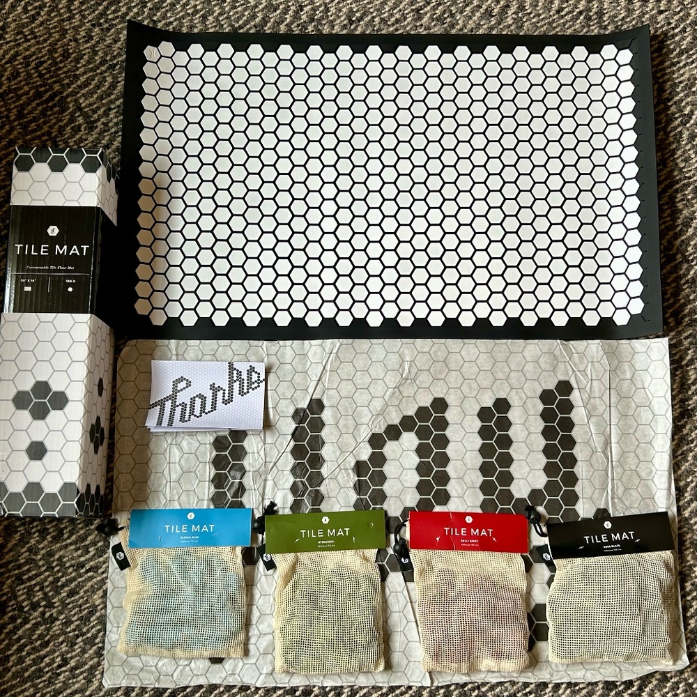 Brand New in Box Letterfolk Tile Mat Bundle